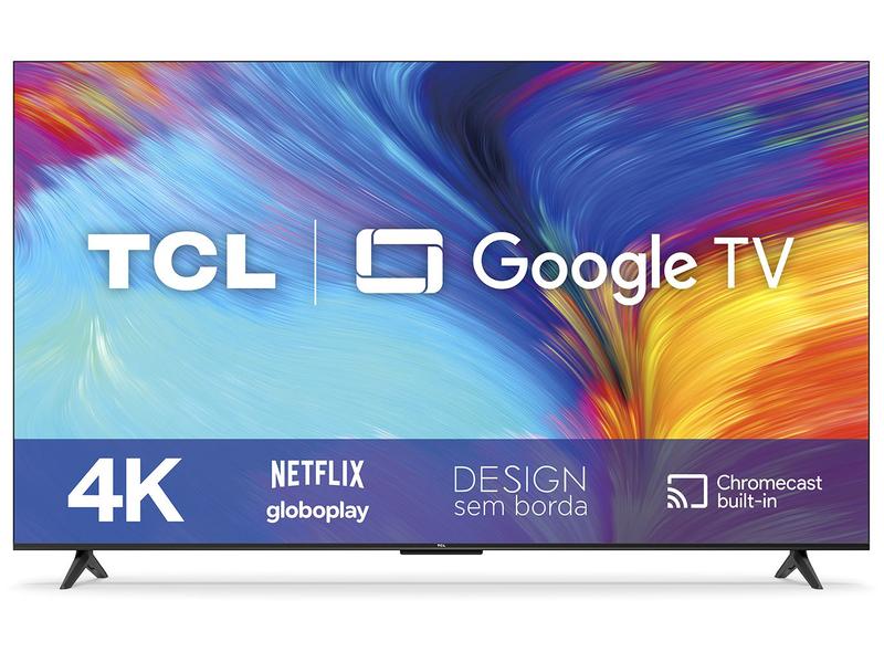 Smart TV 43” 4K LED TCL 43P635 VA 60Hz Wi-Fi Bluetooth HDR Google